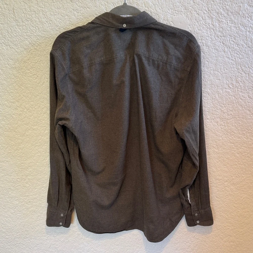 rag & bone Men's Brown Long-Sleeve Casual Button-Down Shirt - Picture 3 of 3